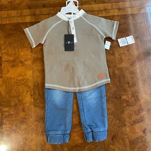 NEW 7FAMK Toddler Boy Outfit Size 2T